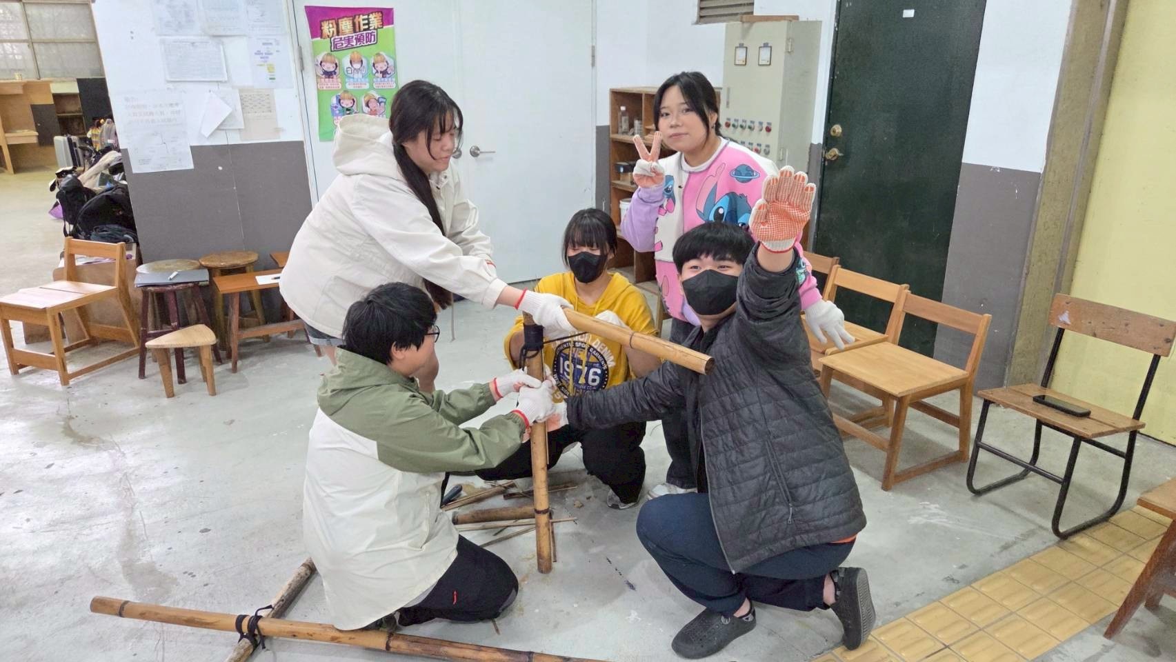 114學年度竹構實作教育推廣計畫 - Part 2 . 手作的力量 | 竹架構與編織工藝圖片